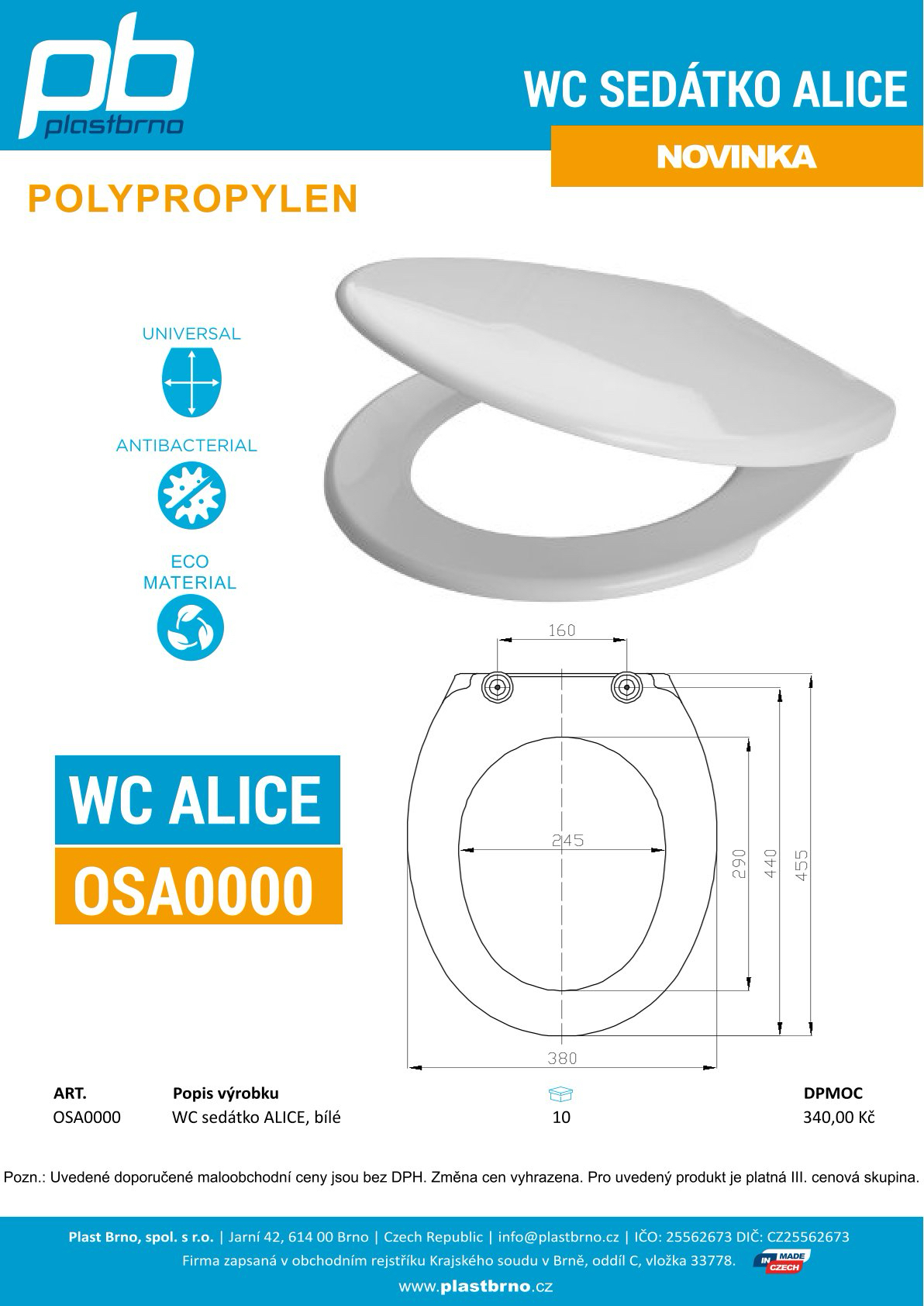 WC sedátko Alice