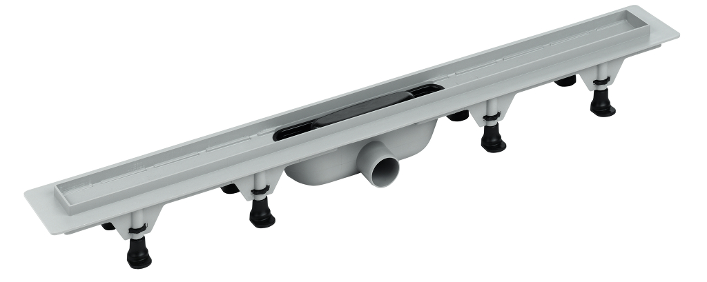 View SALE - Drain channel with stainless steel grid - floor installation, design 1