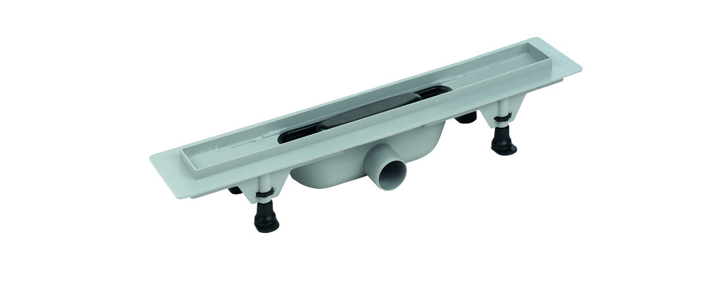 View SALE - Drain channel with stainless steel grid - floor installation, design 1