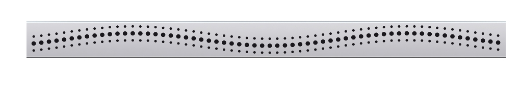 View SALE - Drain channel with stainless steel grid, design 2