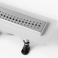 SALE - Drain channel with stainless steel grid, design 2