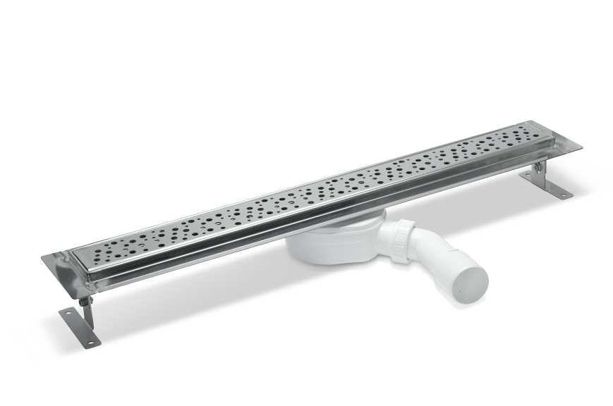 View Universal stainless drain channel, steel grid design 5