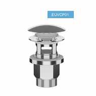 Washbasin outlet CLICK - CLACK, plastic
