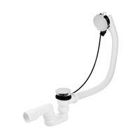 Automatic bath drain, SLIM integrated water inlet, trap 40/50