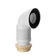 WC connection flexi elbow 90-300