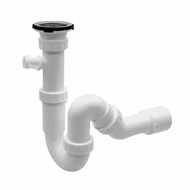 U siphon 50 stainless steel sink with elbow 135