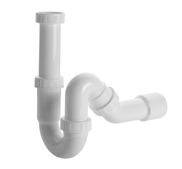 View U siphon 50 with elbow 135°, 6/4" nut