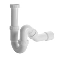 U siphon 50 with elbow 135°, 6/4" nut