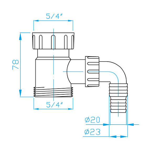 View Outlet screwing, connector