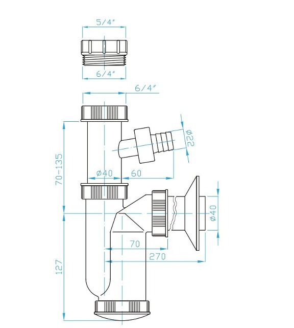 View Trap 5/4"