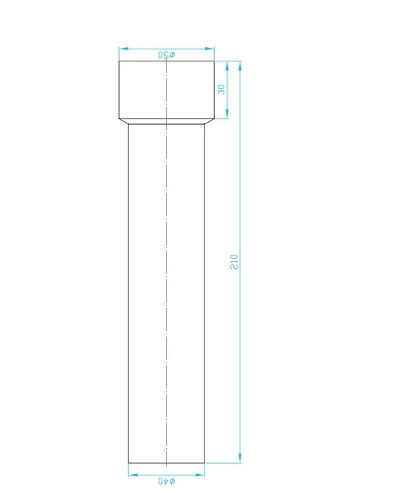 View Outlet pipe DN 40/50