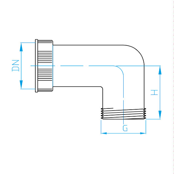 View Bend 90° with thread