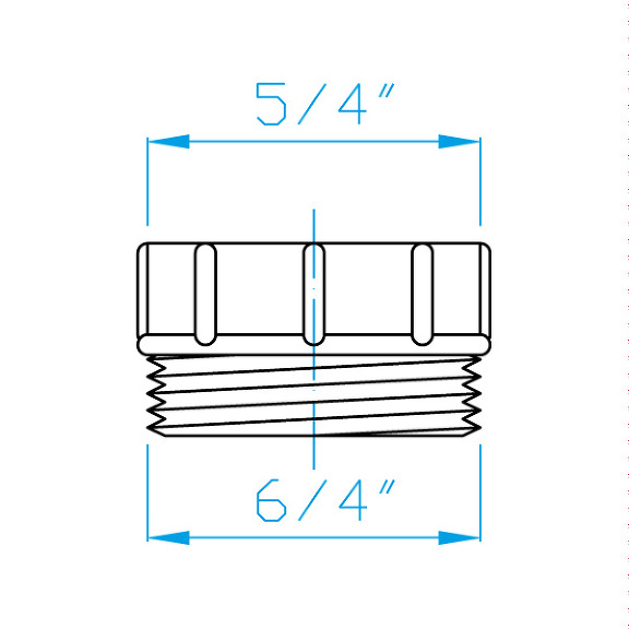 View Reducer 5/4" > 6/4"