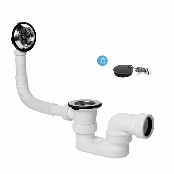 View Bath trap 40 6/4", overflow