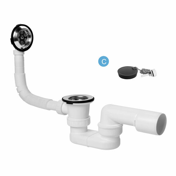 View Bath trap 40/50, overflow