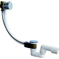 SALE - Automatic bath drain, intergrated water inlet inclusive bath trap 40/50