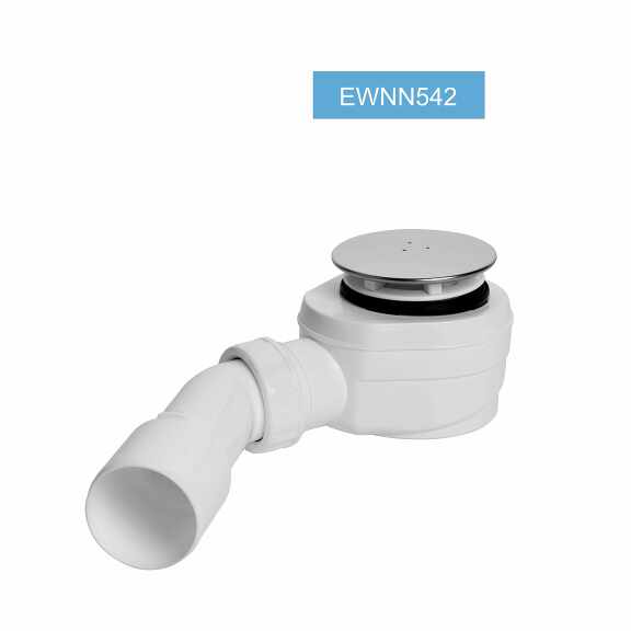 View Shower tray siphon 50, low, cover, bend 45° 40/50