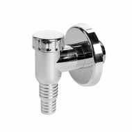 External washing machine trap chrome