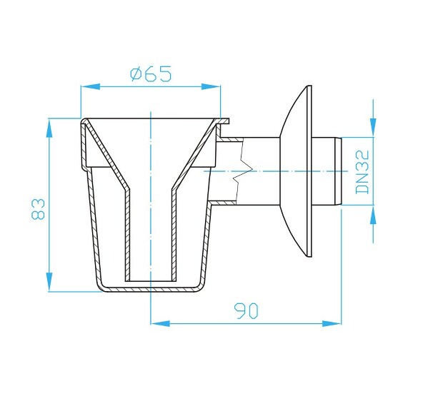View Condensation trap, white