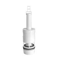 Flush valve for plastic cisterns