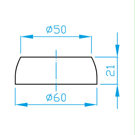 View Rosette for flush valve