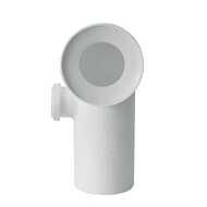 Toilet connector - bend 90° with inlet pipe