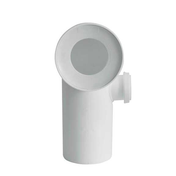 View Toilet connector - bend 90° with inlet pipe