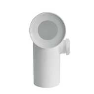 Toilet connector - bend 90° with inlet pipe