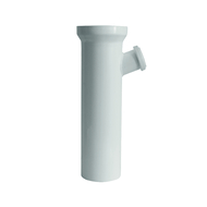 SALE - Toilet pipe straight 400 with inlet pipe