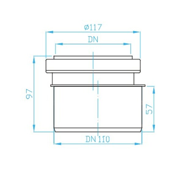 View Eccentric reducer 110/90
