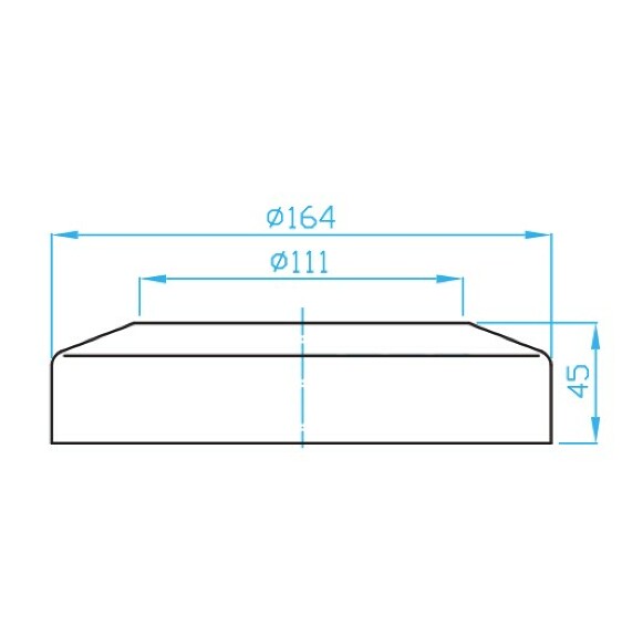 View Rosette for toilet connectors