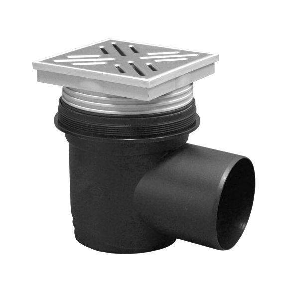 View Cellar floor drain 110, inox