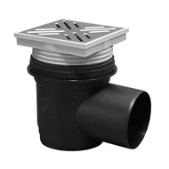 Cellar floor drain 110, inox, dry valve