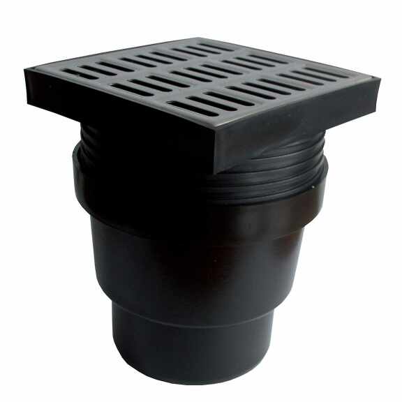 View Floor drain vertical 110, inox