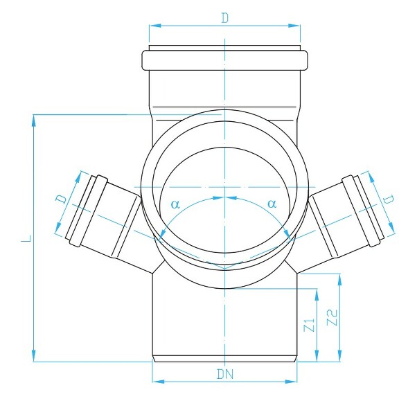 Prohlédnout HTEP Paneláková odbočka trojitá - nízká