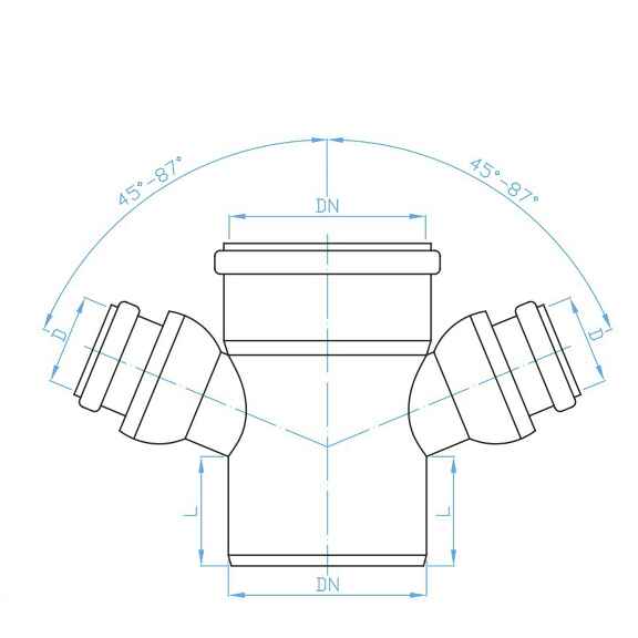 View Bracnch adjustable, 2 joints branch