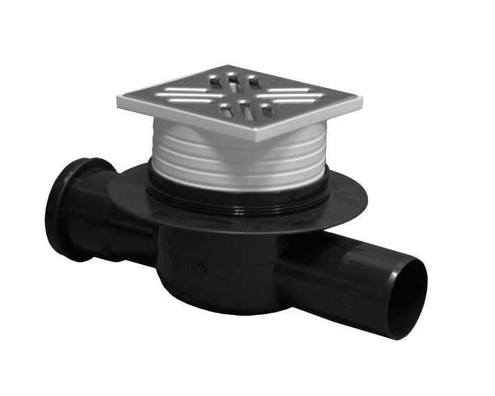 View Floor drain horizontal - double, inox