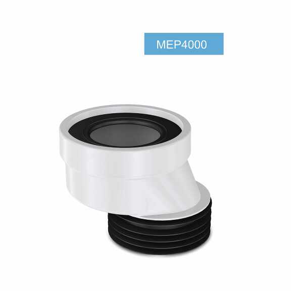 View Rigid toilet connector, excentric