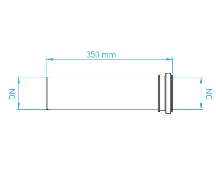 View Long socket for wall hung toilet 350