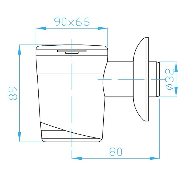 View Condensation trap, white, wet +dry valve up to three hoses