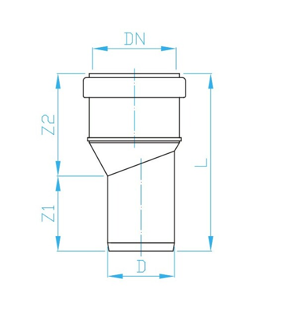 View HTRS Eccentric reducer, white
